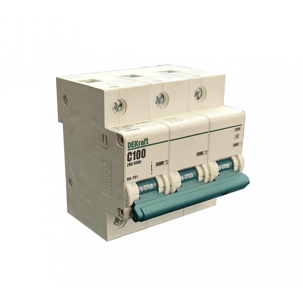 ВА201-3Р-100А-C_Automatic Switch