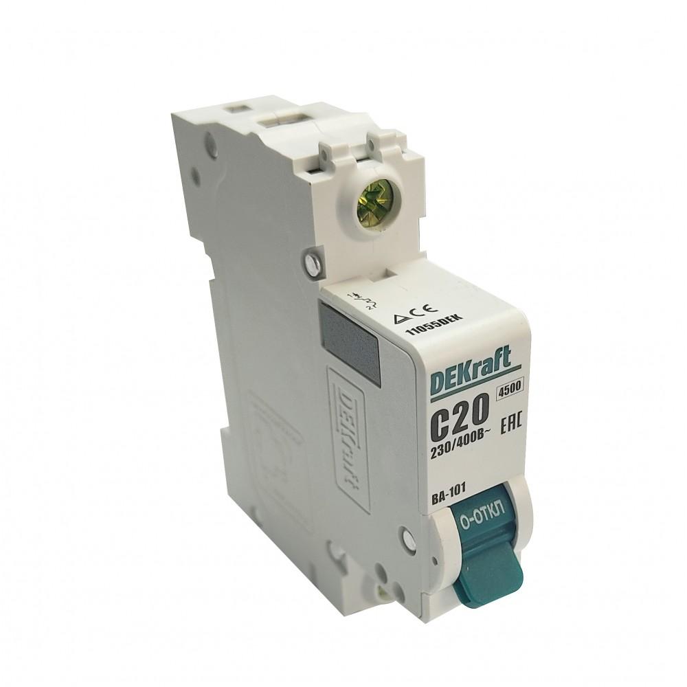 Automatic Switch DEKRAFT ВА101-1Р-020А-C