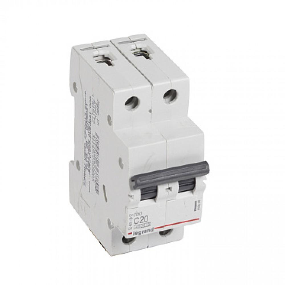 Legrand RX3 Circuit Breaker 2P C20A 4.5ka