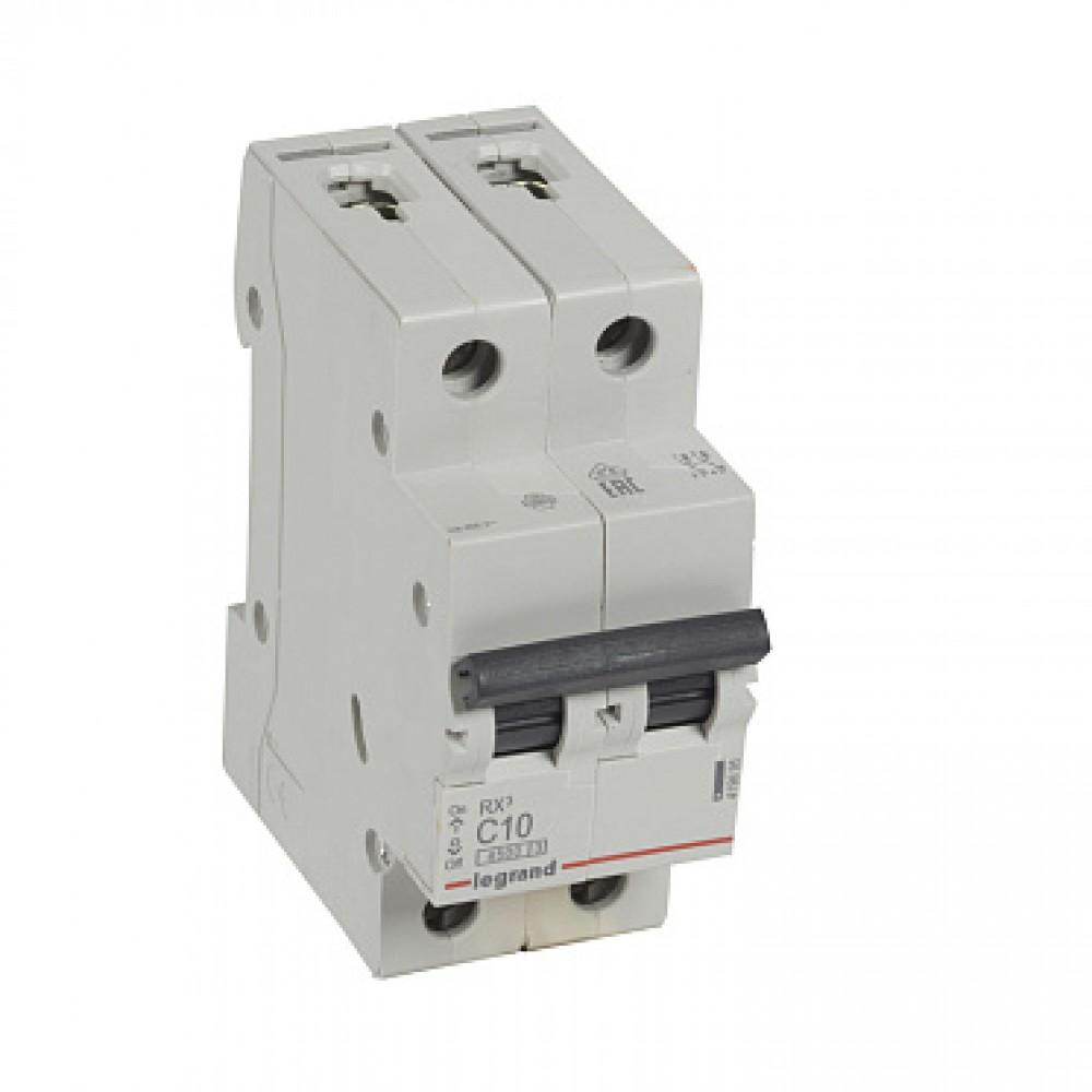Legrand RX3 Circuit Breaker 2P C10A 4.5ka