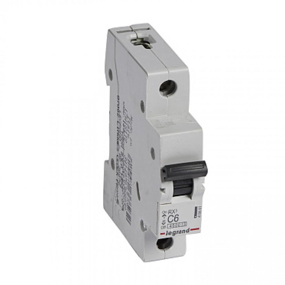 Legrand RX3 Circuit Breaker 1P C6A 4.5ka