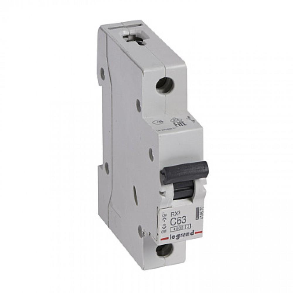 Legrand RX3 Circuit Breaker 1P C63A 4.5ka