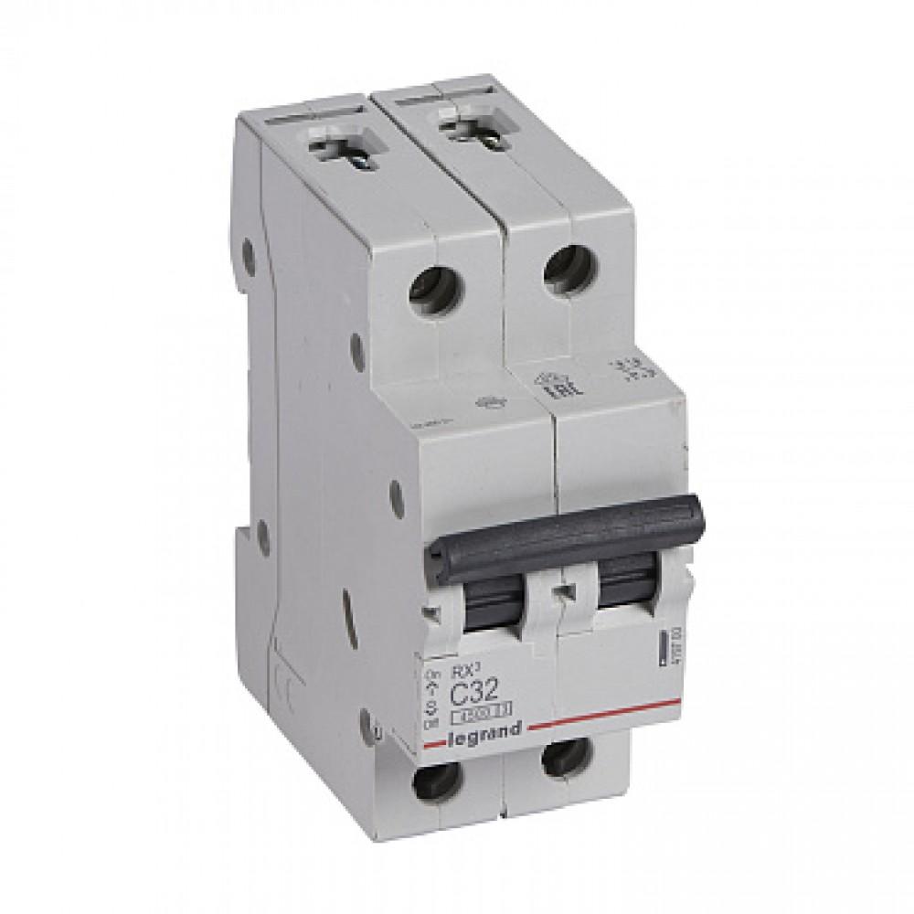 Legrand RX3 Circuit Breaker 2P C32A 4.5ka