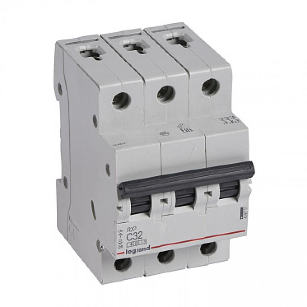 Legrand RX3 Circuit Breaker 3P C32A 4.5ka