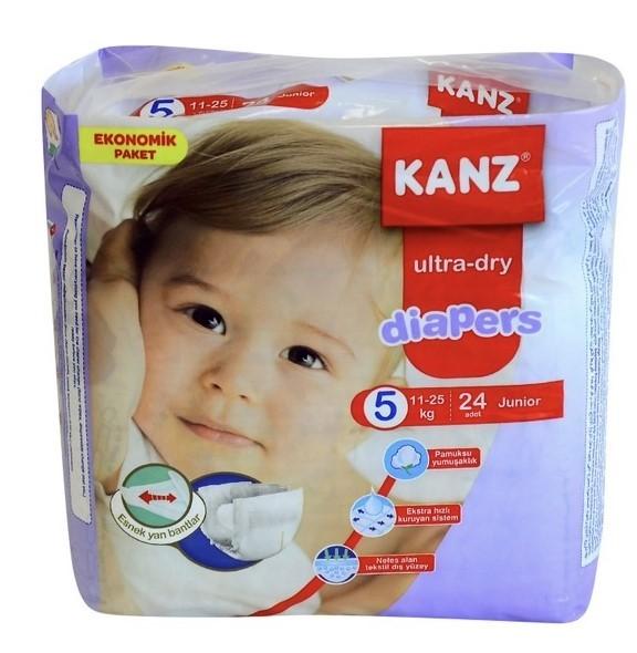 Diaper Kanz N5 (11-25kg) 24pcs