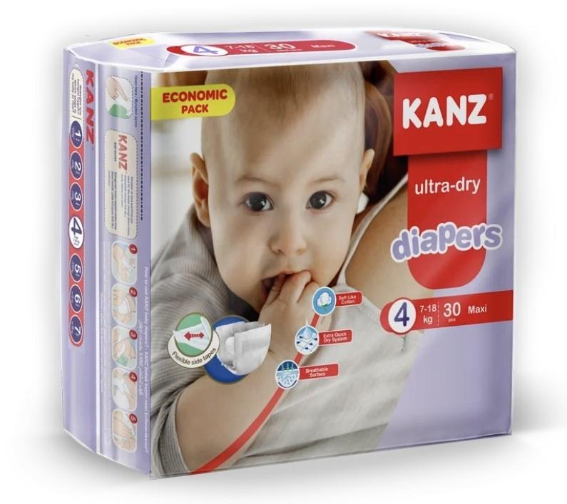 Diaper Kanz N4 (7-18kg) 30pcs
