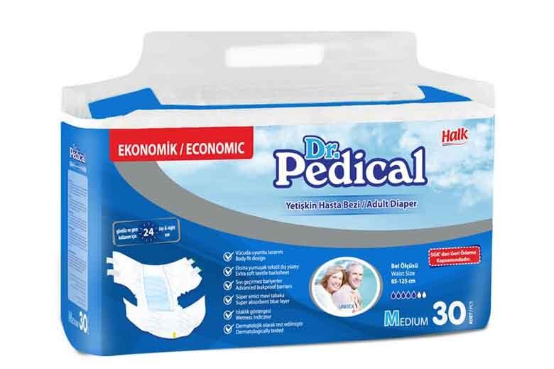 Adult diapers Pedical 30 pcs.