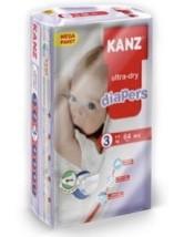 Diaper Kanz N3 (4-9kg) 64pcs