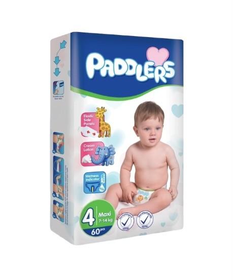 Paddlers Maxi N4 diapers (7-14kg) 60 pcs.