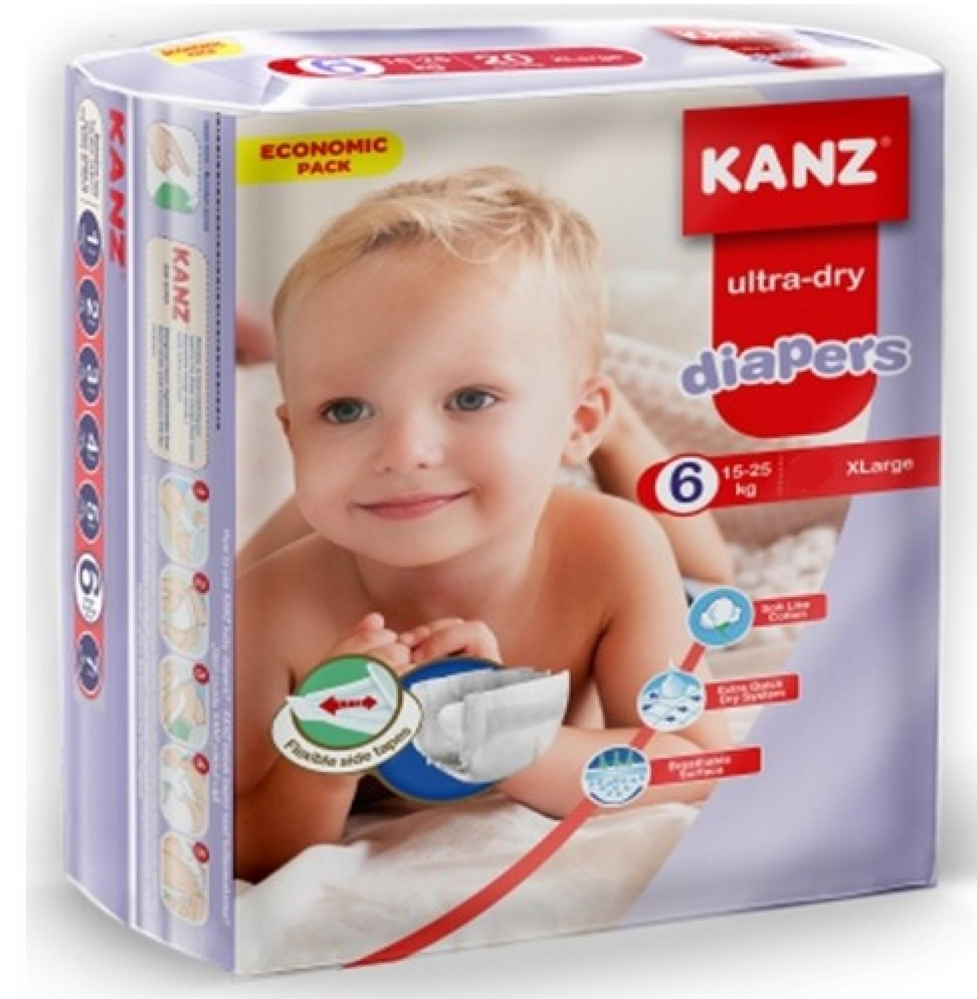Diaper Kanz N6 XLarge (15-25kg) 40pcs
