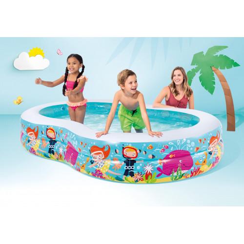Inflatable pool 262x160x46 cm
