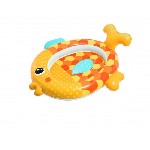 Inflatable pool for children, fish