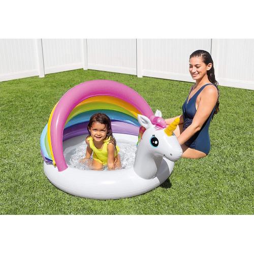 Inflatable pool for children "Unicorn" 127x102x69cm