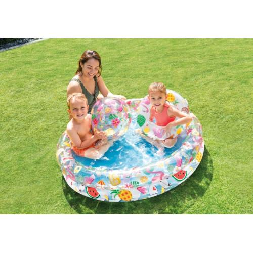 Inflatable pool with ball + ball + ring /INTEX/Fancy Stars Pool Set (59421,20''Ball,20''Ring