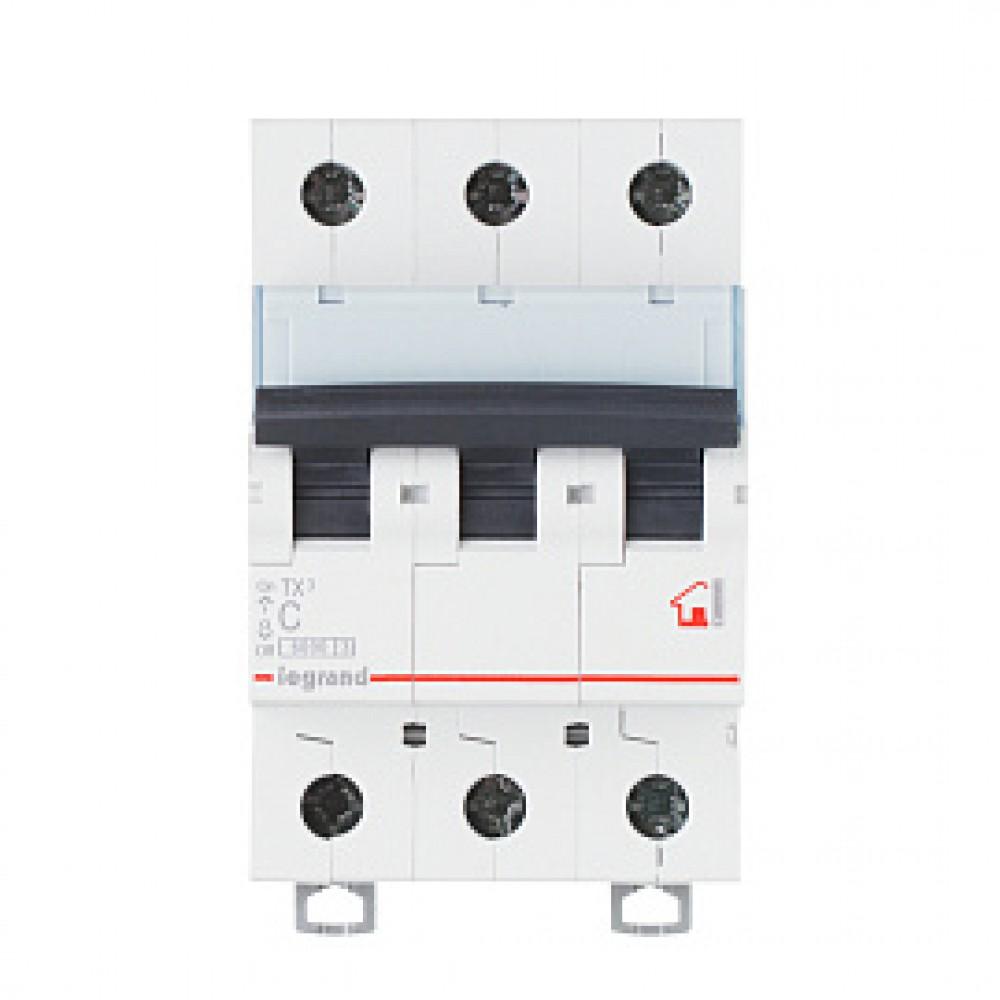 Legrand TX3 Circuit Breaker 3P C40A 6ka