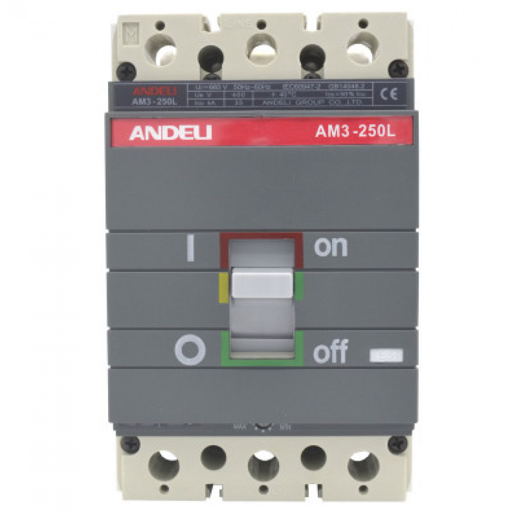 ANDELI Circuit Breaker AM3-250 3P 630A