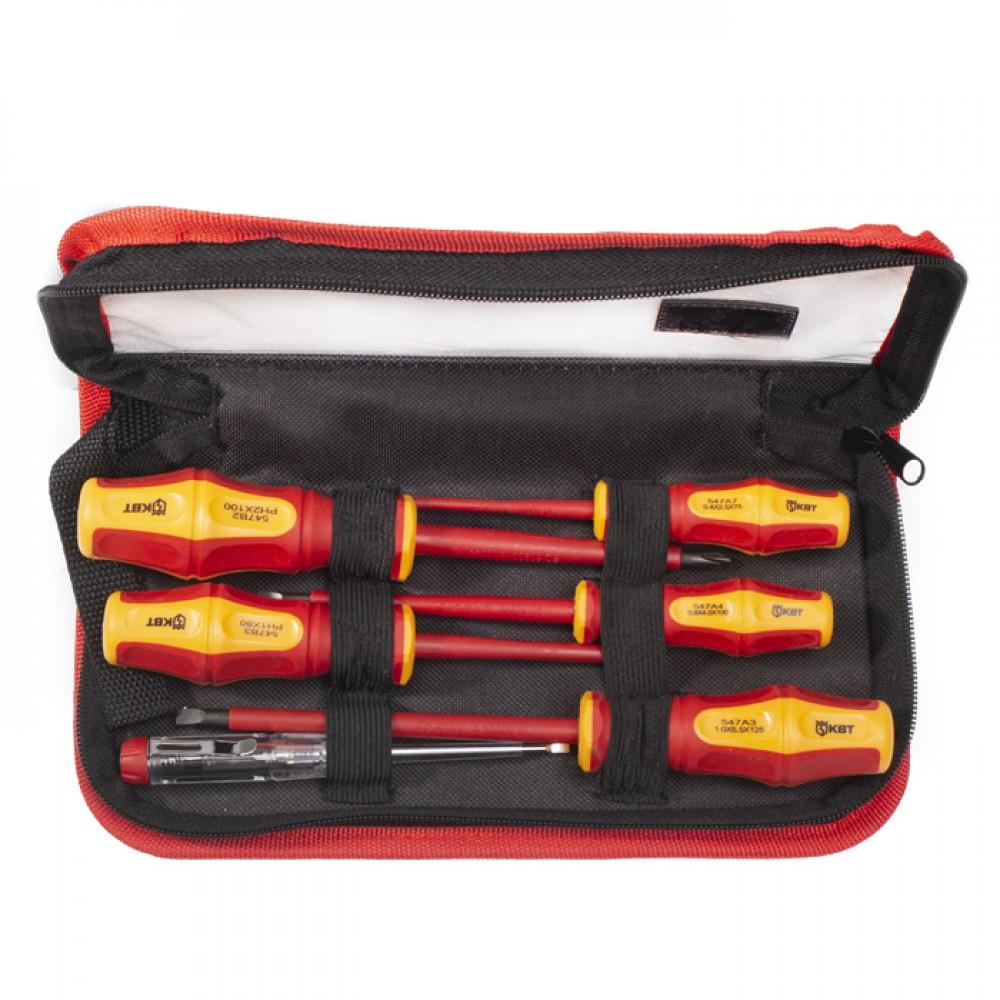 Dielectric Screwdriver Set НИО-06 PROFI KVT