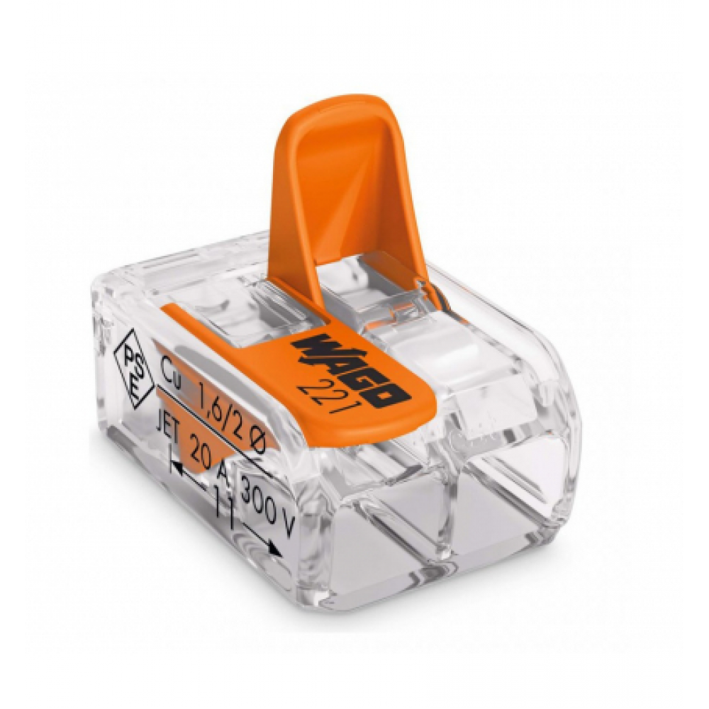 Terminal WAGO 221-412 (2X4.0 Mm With 2 Levers) 1/100