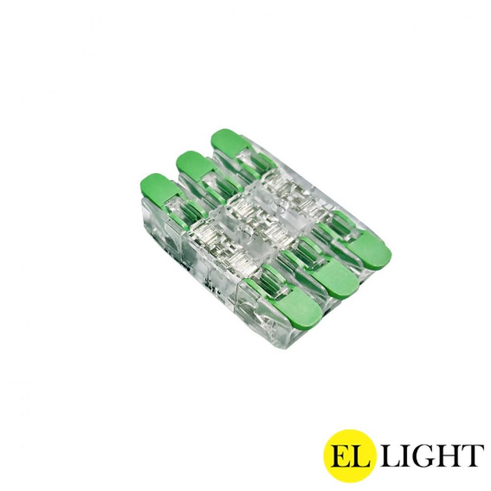 Terminal Ellight 221 Inline (2X4.0 Mm With 6 Levers) 1/25