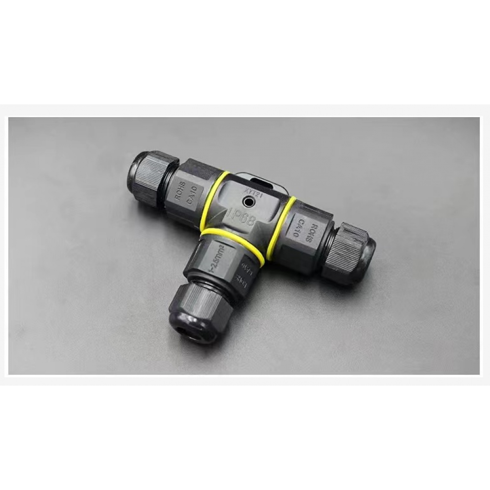 Connection Detail IP68 XY21-3P Splitter 3 Places