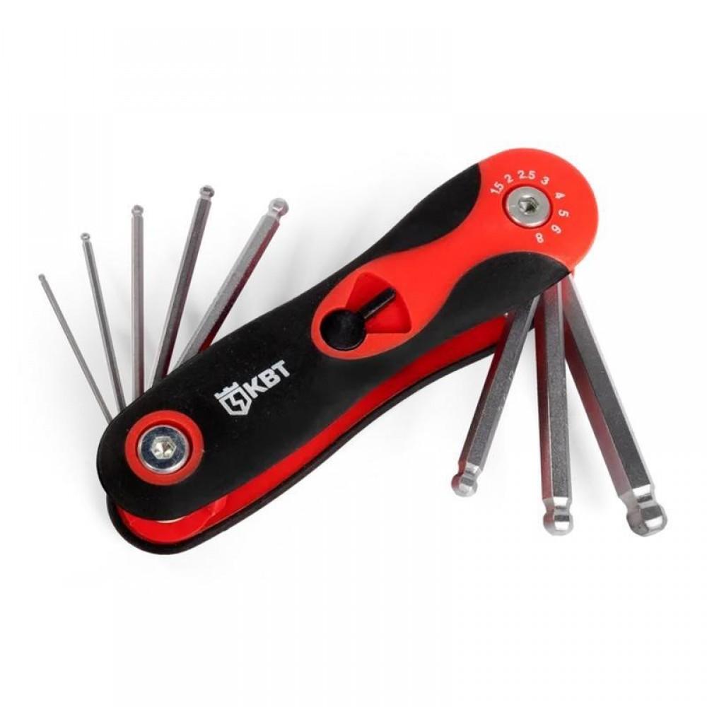 Folding Hex Wrench Set НТК-Ш-08 КВТ