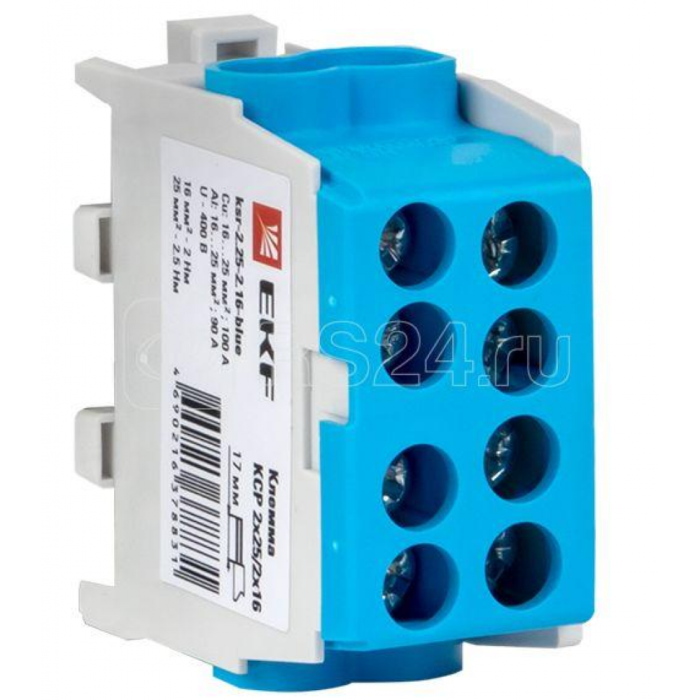 Distribution Block КСР 2х25/2х16 Blue EKF