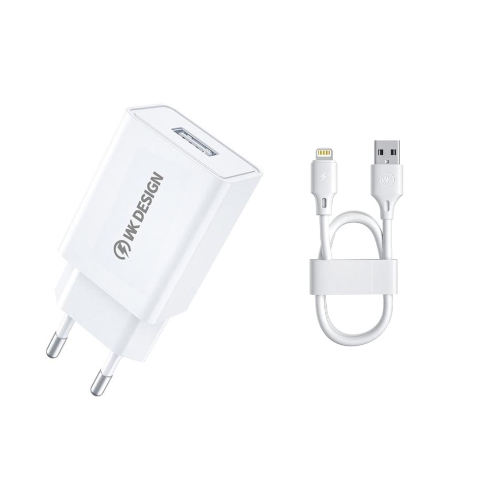 Charger + Cable Lightning WEKOME WP-U118